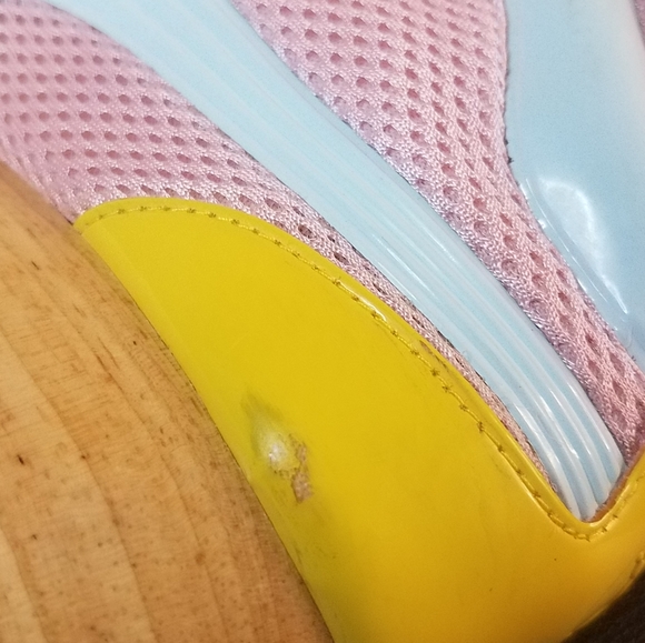 Puma Mihara Yasuhiro Wedge Sneaker sz 9.5 Womens Used Pink/Blue - Picture 5 of 9